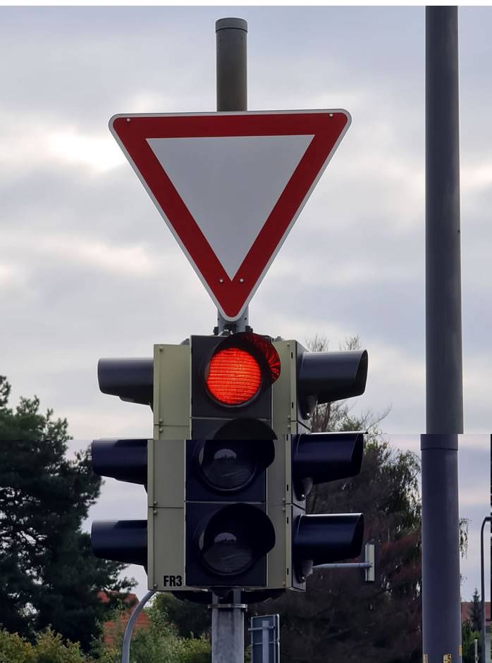 Ampel zeigt Rot